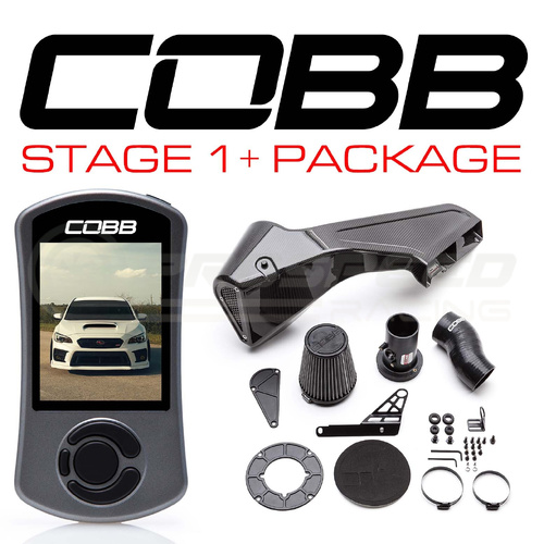 Cobb Tuning Stage 1+ Redline Carbon Fiber Power Package - Subaru STI VAB 15-21