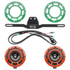 Hella Genuine Supertone Horn Kit w/Grimmspeed Bracket and Harness and PSR Coloured Covers