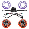 Hella Genuine Supertone Horn Kit w/Grimmspeed Bracket and Harness and PSR Coloured Covers
