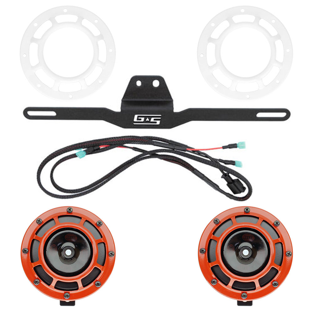 Hella Genuine Supertone Horn Kit w/Grimmspeed Bracket and Harness and PSR Coloured Covers