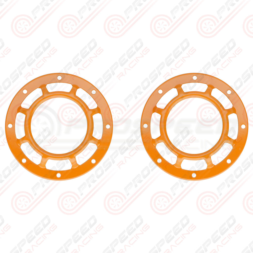 Hella Genuine Supertone Red Horn PAIR w/PSR Coloured Covers
