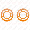 Hella Genuine Supertone Red Horn PAIR w/PSR Coloured Covers