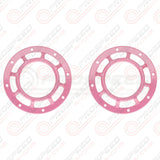Hella Genuine Supertone Red Horn PAIR w/PSR Coloured Covers
