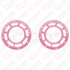 Hella Genuine Supertone Red Horn PAIR w/PSR Coloured Covers