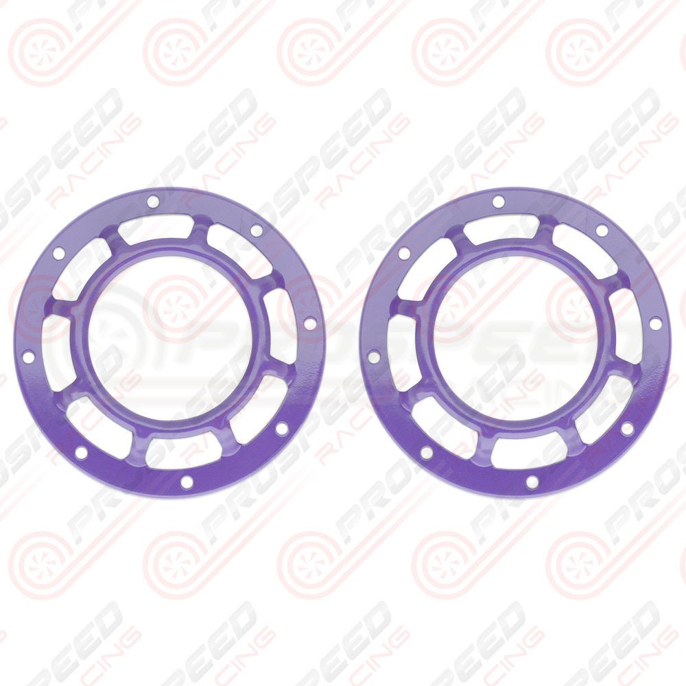 Hella Genuine Supertone Red Horn PAIR w/PSR Coloured Covers