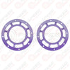 Hella Genuine Supertone Red Horn PAIR w/PSR Coloured Covers