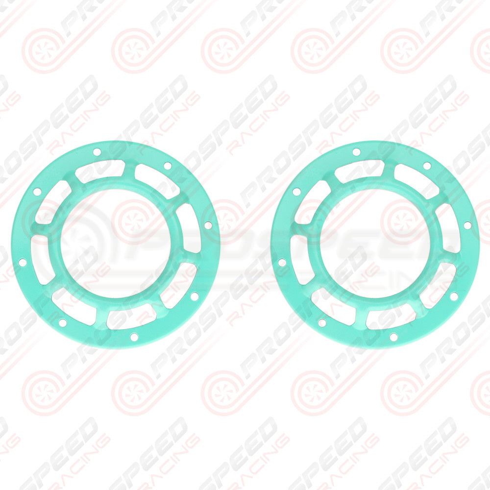 Hella Genuine Supertone Red Horn PAIR w/PSR Coloured Covers
