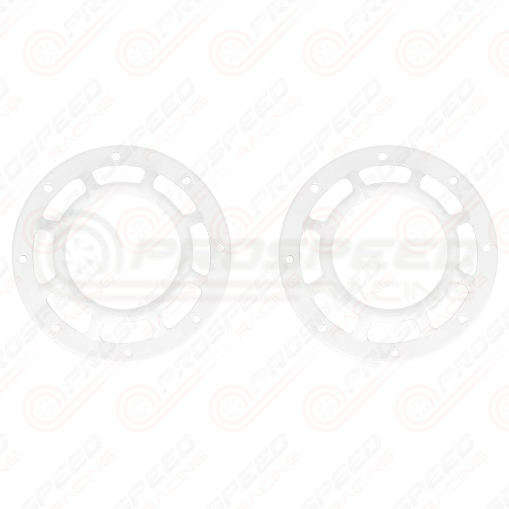 Hella Genuine Supertone Red Horn PAIR w/PSR Coloured Covers