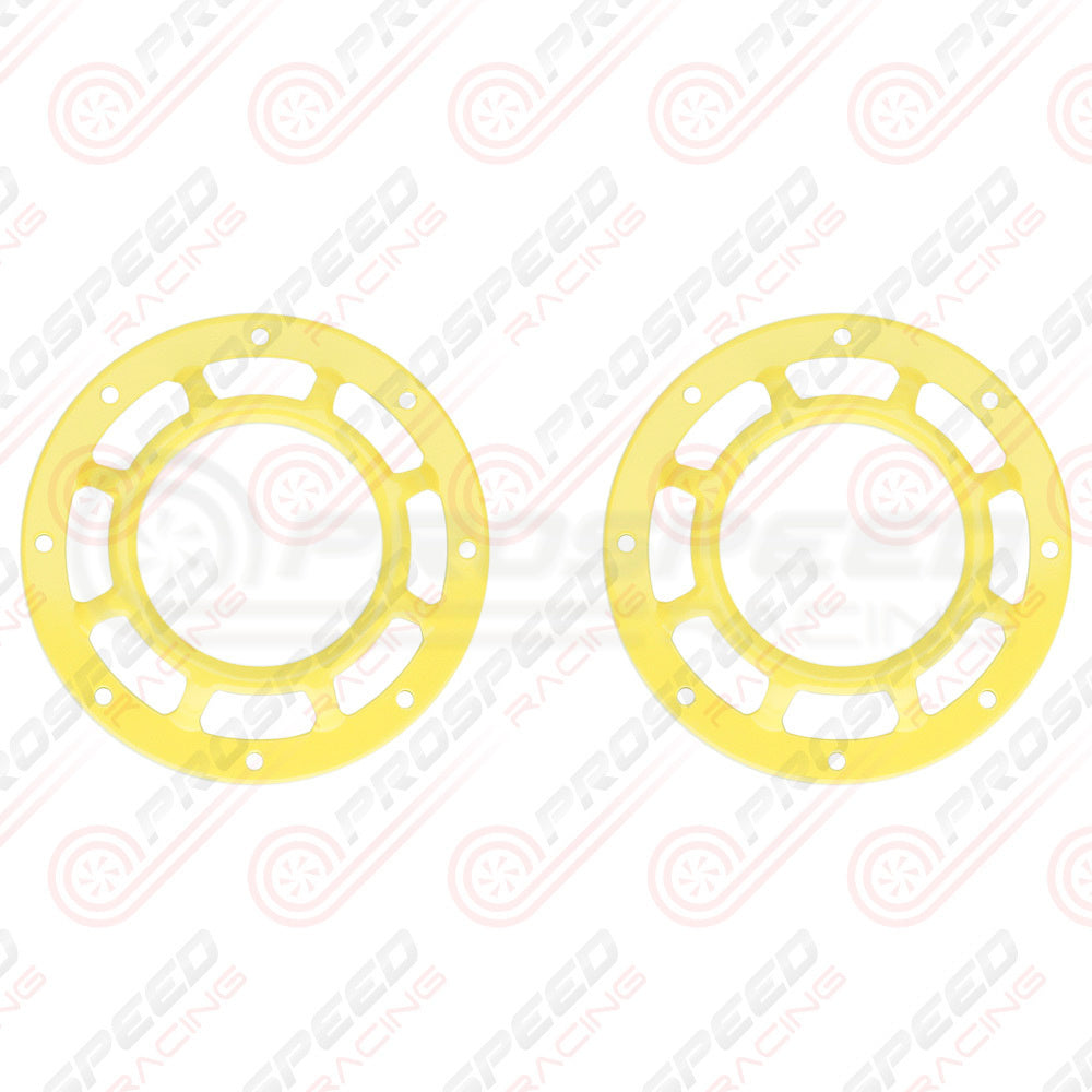 Hella Genuine Supertone Red Horn PAIR w/PSR Coloured Covers