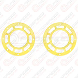 Hella Genuine Supertone Red Horn PAIR w/PSR Coloured Covers