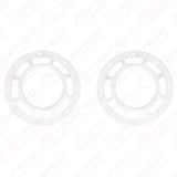 Hella Genuine Supertone Red Horn PAIR w/PSR Coloured Covers, Harness & Bracket