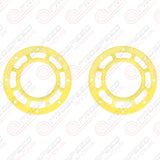 Hella Genuine Supertone Red Horn PAIR w/PSR Coloured Covers, Harness & Bracket