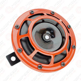 Hella Genuine Supertone Red Horn PAIR w/PSR Coloured Covers, Harness & Bracket