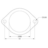 Grimmspeed 3" 2-Bolt Cat Back Exhaust Gasket