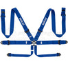 Sparco FIA Approved 6 Point Harness - 3" Shoulder Straps, Aluminium Hardware