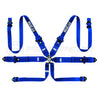 Sparco FIA Approved 6 Point Harness - 3" to 2" HANS Shoulder Straps, Steel Hardware