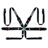 Sparco FIA Approved 6 Point Harness - 3" to 2" HANS Shoulder Straps, Steel Hardware