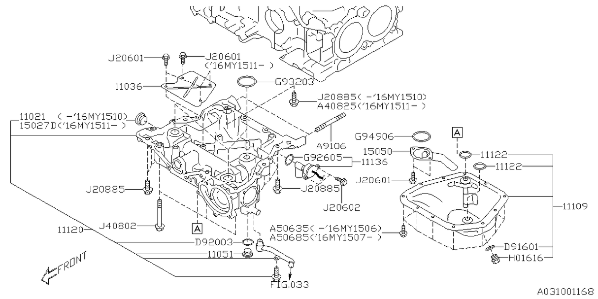 Subaru Genuine Oil Pan Assembly