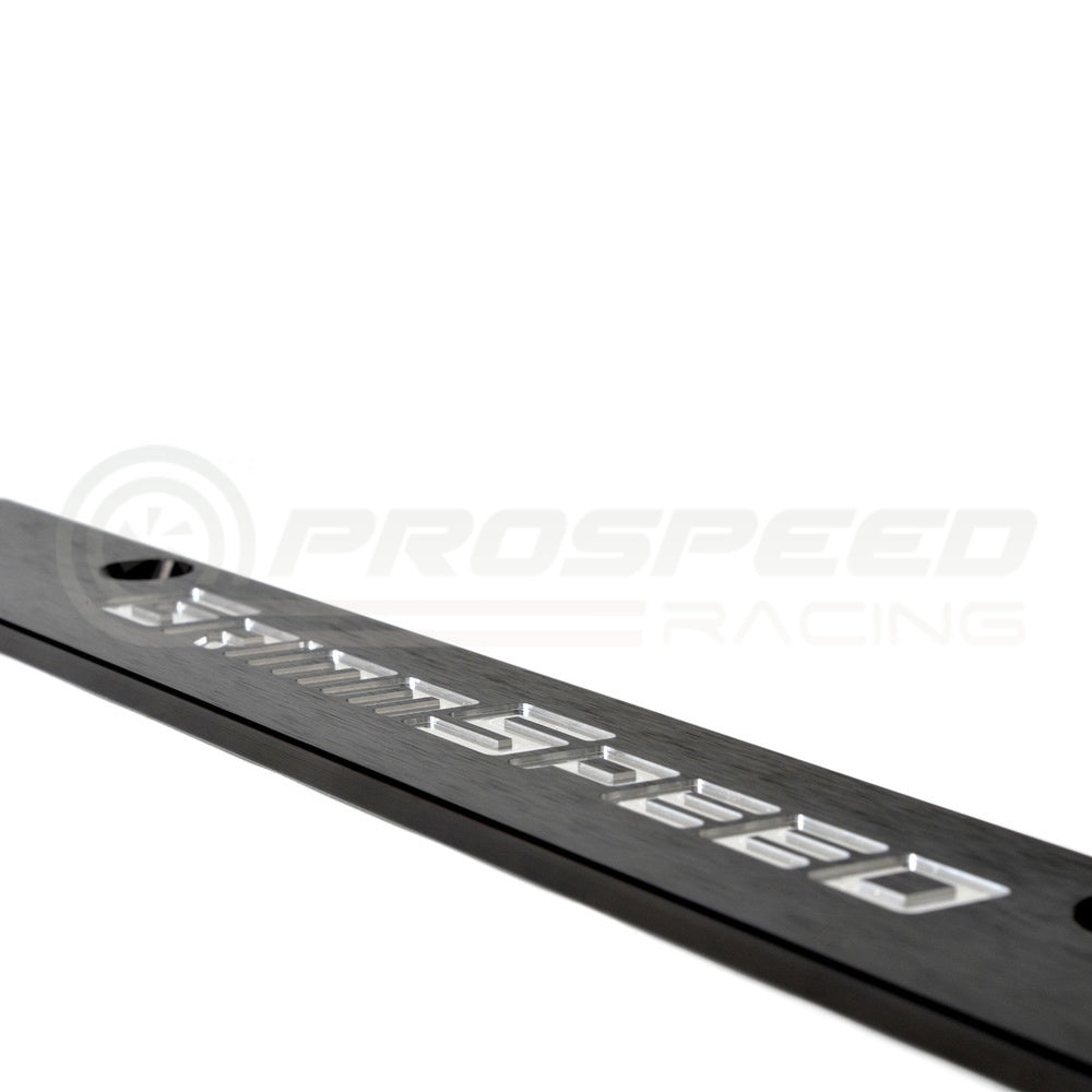 Grimmspeed License Plate Delete Black/Silver