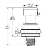Link ECU 1/8" NPT MIPS 150PSI Pressure Sensor
