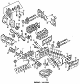 Subaru Genuine OEM Complete Engine Gasket Kit