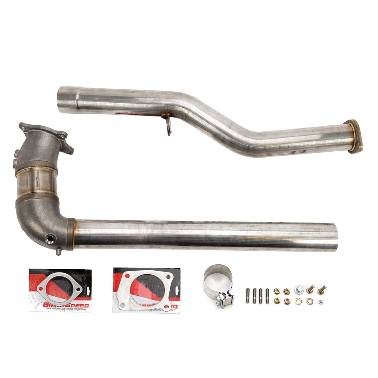 GrimmSpeed V2 GESI Catted Front J Pipe