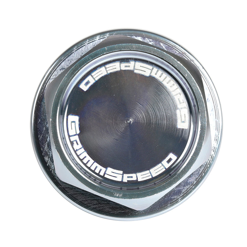 Grimmspeed "The Bolt" Oil Cap Clear Zinc