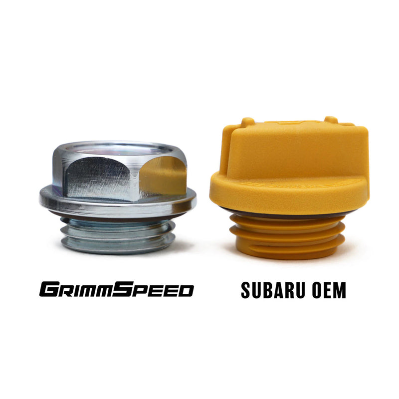 Grimmspeed "The Bolt" Oil Cap Yellow Zinc
