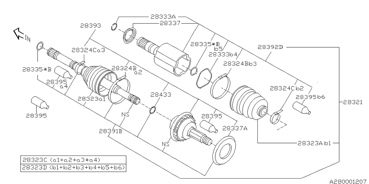 Subaru Genuine Driveshaft Axle Circlip
