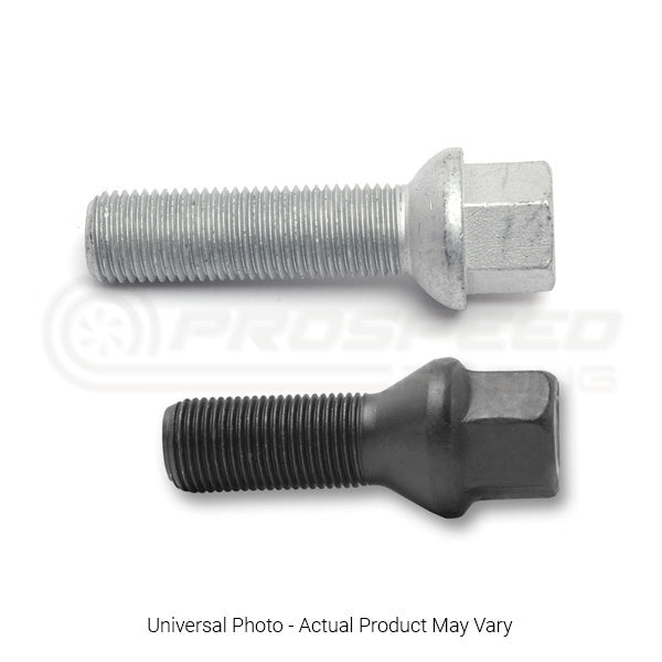 H&R Wheel Bolt SINGLE Black - M14x1.5, 52mm Long, Porsche Ball, 19mm Head 1455206SW | Pro Speed Raci