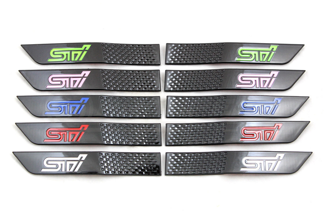 PSR Fender Badge Emblem Set w/STI Logo
