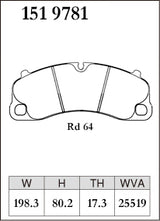 Dixcel Type M Brake Pads