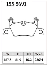 Dixcel Type M Brake Pads