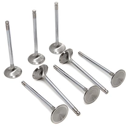 GSC 35mm (+1mm) Chrome Polished Intake Valves Set of 8