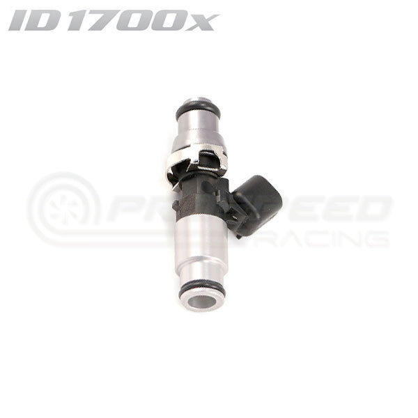 Injector Dynamics ID1750-XDS 60mm Single Injector w/14mm Grey Adaptor Top, 14mm Black Lower Adaptor 1750.60.14.14B