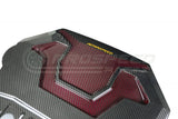 Armaspeed Carbon Fibre Engine Cover Black/Red