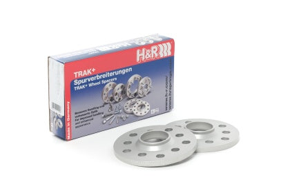 H&R Trak+ DR Wheel Spacers PAIR 15mm Silver