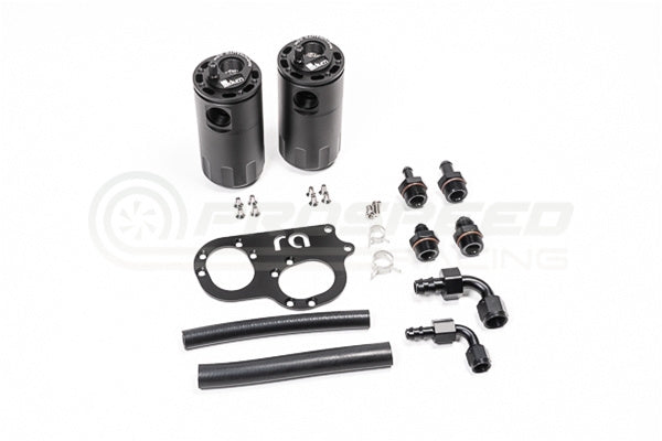 Radium Dual Fluid Lock Catch Can Kit - Lotus Elise/Exige (2ZZ-GE) 20-0019-FL | Pro Speed Racing