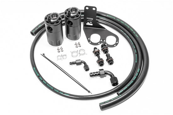 Radium Engineering Dual Catch Can Kit Fluid Lock
