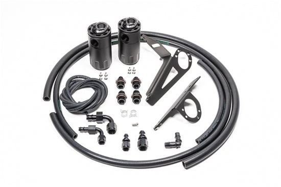Radium Engineering Dual Catch Can Kit LH Drive Only Fluid Lock