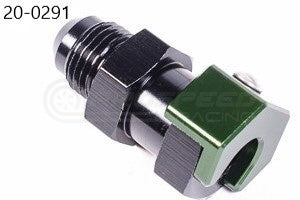 Radium SAE Female EFI Quick Connect to AN Male Low Profile Fitting