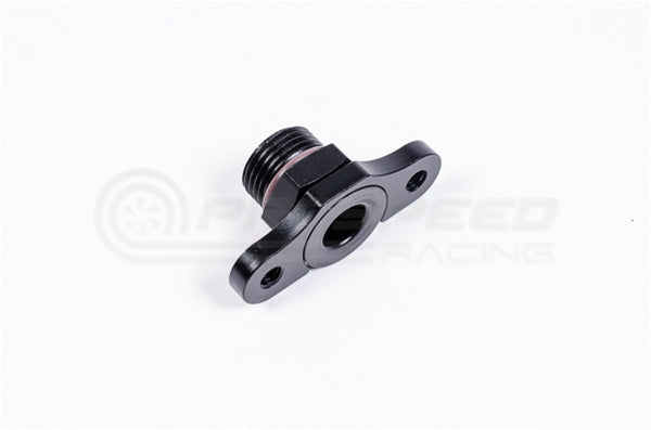 Radium FPR Adaptor 8AN ORB, 11mm Bore, 39mm Spacing, M6 - WRX STI 01-07/Evo X/MX-5/Supra 2JZ 20-0301