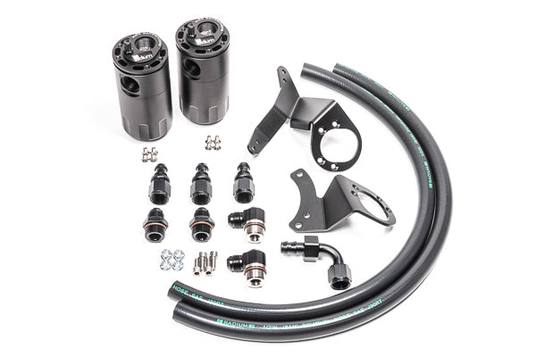Radium Engineering Dual Catch Can Kit Fluid Lock