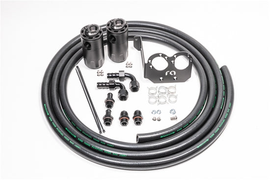 Radium Engineering Dual Catch Can Kit Fluid Lock