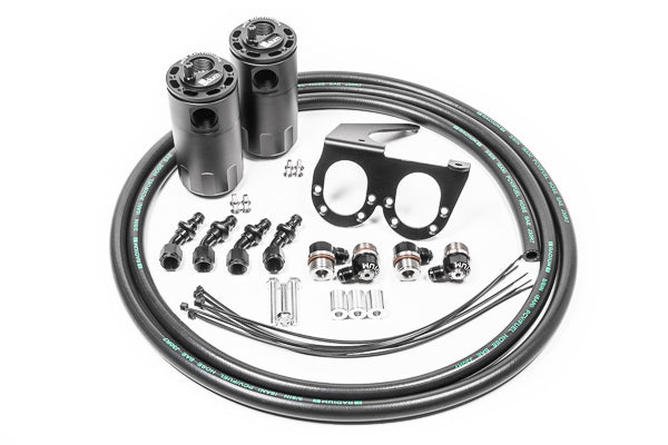Radium Engineering Dual Catch Can Kit CCV Fluid Lock