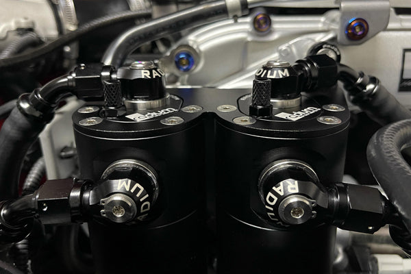 Radium Engineering Triple Fluid Lock Catch Can Kit
