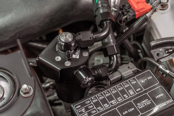 Radium Dual PCV/CCV Fluid Lock Catch Can Kit