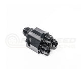 Radium Distribution Block 3 x 10AN ORB to 1 x 12AN ORB w/Fittings 20-0737 | Pro Speed Racing
