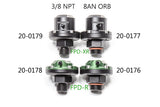 Radium V2 FPD-XR Extended Range Fuel Pulse Dampener - 8AN ORB