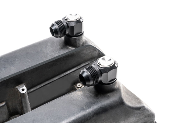 SFP AN10 Breather Fittings For Nissan R33 GTR RB26DETT Rocker Cover